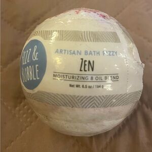 Zen Moisturizing Bath Fizz - White